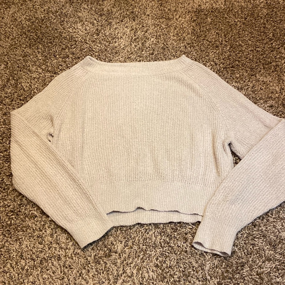Express cropped sweater